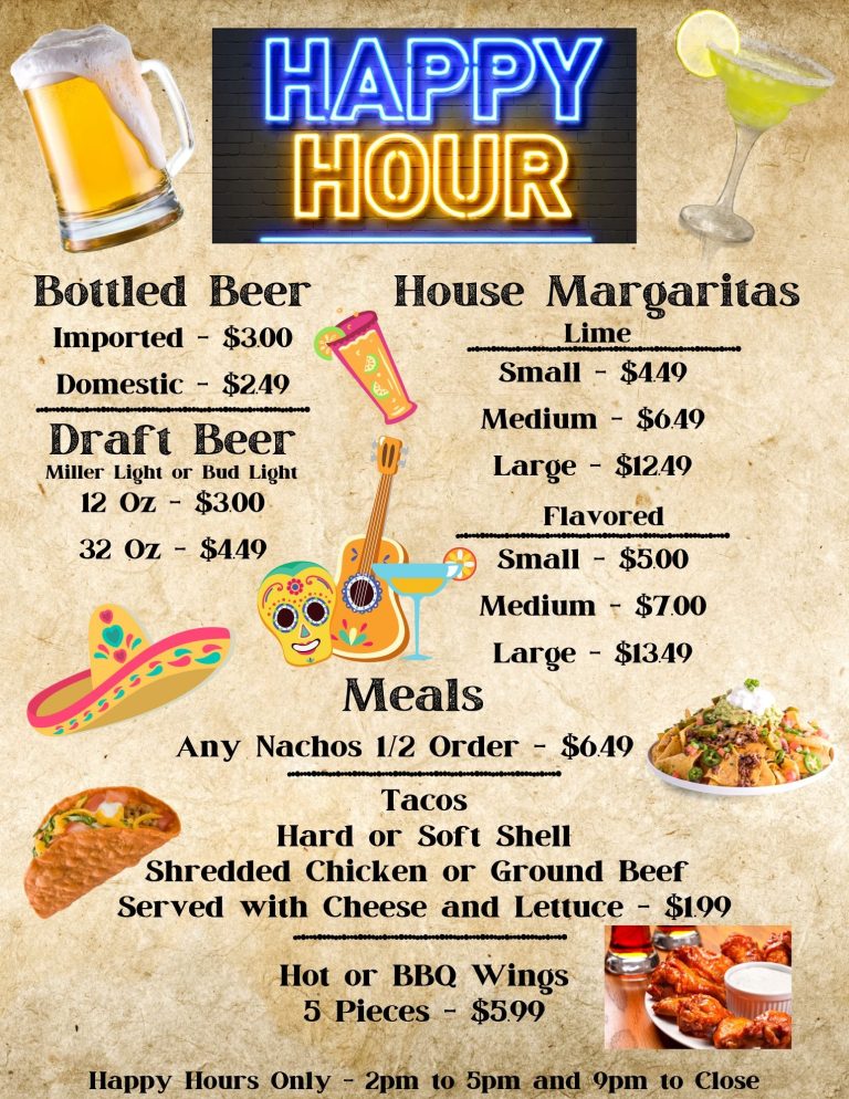 Mexican Happy Hour near Me